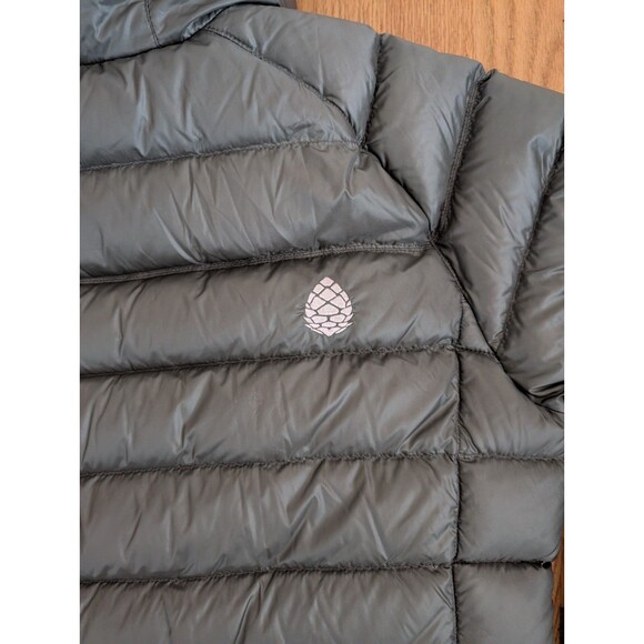 Stio Women’s Jacket Hometown Down Parka Medium Grey Long Hooded Puffer - Picture 9 of 11